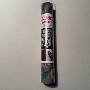 Siser Twinkle HTV, 11.8 in. x 36 in., Rainbow